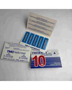 英国THERMAX温度美，测温纸，10格 A，全新