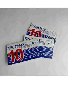 英国THERMAX温度美，测温纸，10格 C，全新
