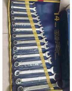 亚克公制复合扳手组14件组