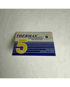 英国THERMAX温度美，测温纸，5格 B，全新