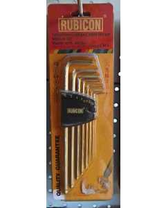 罗宾汉，特长波头六角扳手套装（公制7支装）RHK-287XL，全新