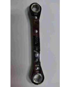 J1192-A 英制6角全抛光棘轮梅花扳手 3／8“x7／16“